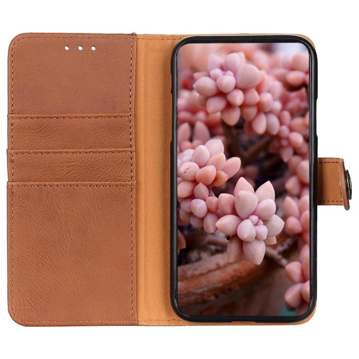 Bild 4, KHAZNEH KHAZNEH Xiaomi Redmi Note 11 4G Fodral Läder Brun - Teknikhallen.se