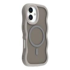 iPhone 17 Skal MagSafe Wavy Matt Gr&aring; - Teknikhallen.se
