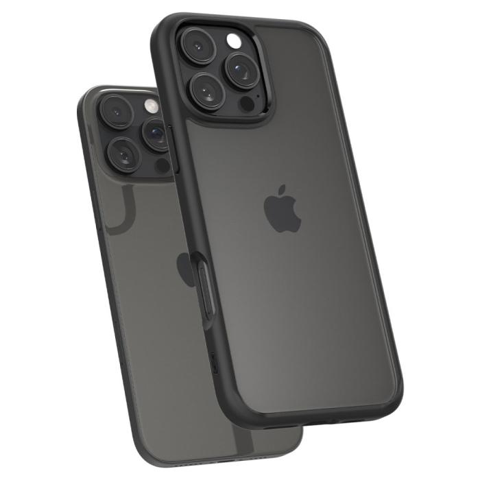 Bild 5, Spigen Spigen iPhone 16 Pro Max Skal Ultra Hybrid Matt Svart - Teknikhallen.se