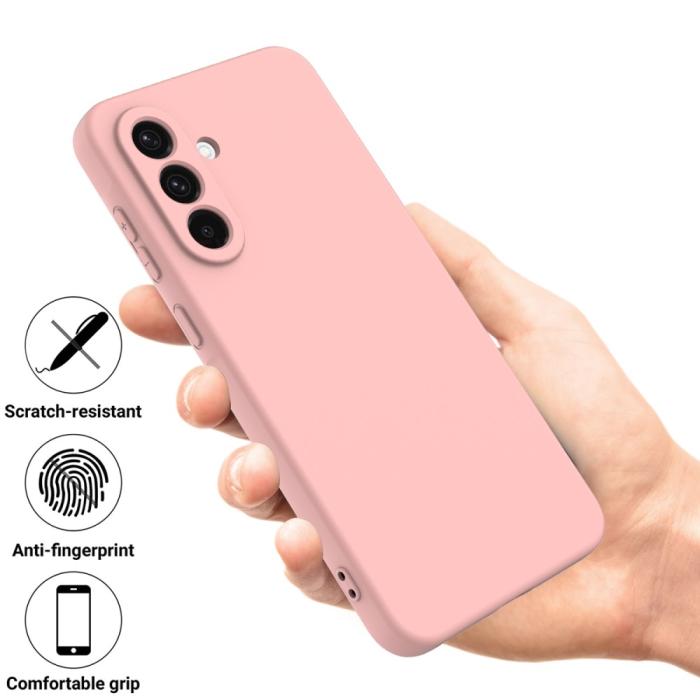 Bild 2,  Samsung Galaxy A26 5G Skal Liquid Silikon Rosa - Teknikhallen.se