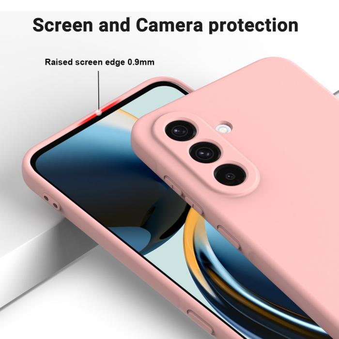 Bild 4,  Samsung Galaxy A26 5G Skal Liquid Silikon Rosa - Teknikhallen.se