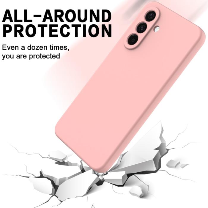Bild 5,  Samsung Galaxy A26 5G Skal Liquid Silikon Rosa - Teknikhallen.se