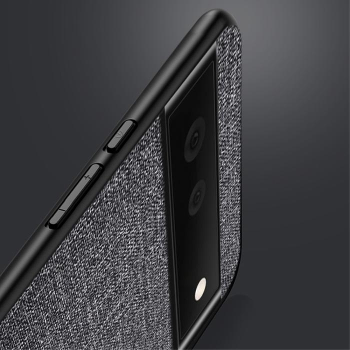 Bild 3,  Google Pixel 8 Skal Tygmönstrat Hybrid Svart - Teknikhallen.se