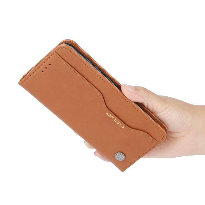 Bild 4,  Samsung Galaxy S25 Fodral Flip Läder Med Kortficka Svart - Teknikhallen.se