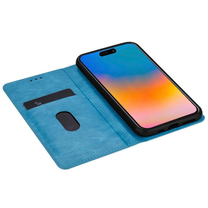 Bild 3,  iPhone 15 Fodral Flip Glitter Blå - Teknikhallen.se