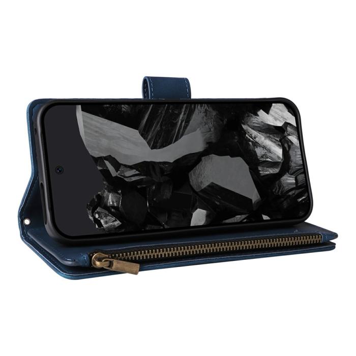 Bild 4,  Google Pixel 11 Pro XL Fodral Läder Med Dragkedja & Kortfack - Teknikhallen.se