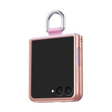  Samsung Galaxy Z Flip 8 Skal med Ringh&aring;llare Gummerad PC Rosa - Teknikhallen.se
