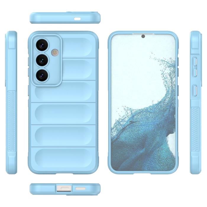 Bild 6,  Samsung Galaxy S24 Plus Skal Magic Shield TPU Ljus Blå - Teknikhallen.se