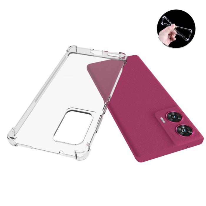 Bild 2,  Motorola Edge 50 Fusion 5G TPU Skal Transparent - Teknikhallen.se