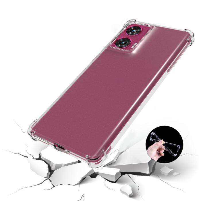 Bild 3,  Motorola Edge 50 Fusion 5G TPU Skal Transparent - Teknikhallen.se
