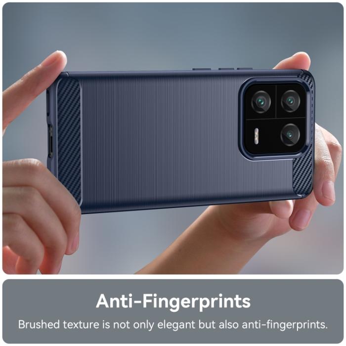 Bild 5,  Xiaomi 13 Pro 5G Skal Borstad Stål Textur Blå - Teknikhallen.se