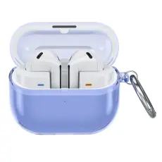  Samsung Galaxy Buds 3/3 Pro Skal Karbinhake TPU Lila - Teknikhallen.se