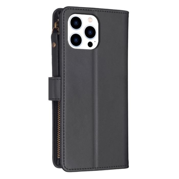 Bild 3,  iPhone 15 Pro Fodral 9-Kort Multifunktionell Svart - Teknikhallen.se