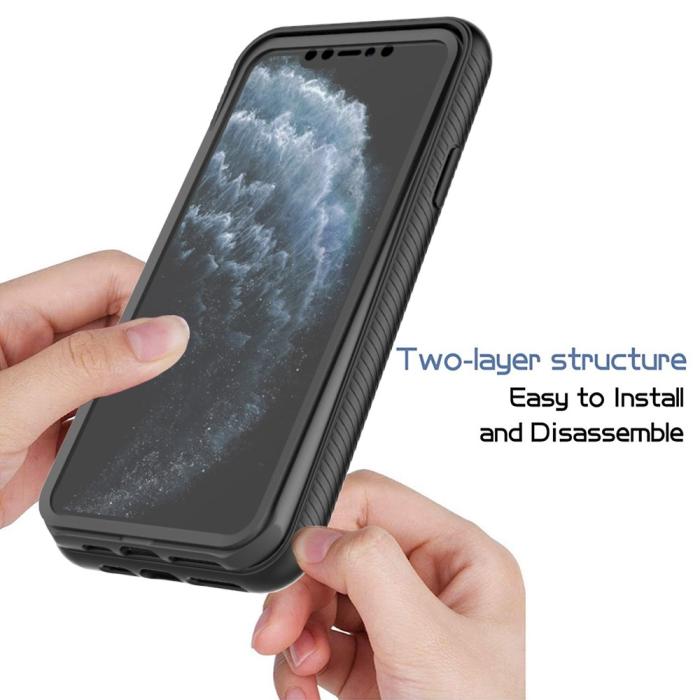 Bild 2,  iPhone 11 Pro Max Skal 360 Hybrid Defense Svart - Teknikhallen.se