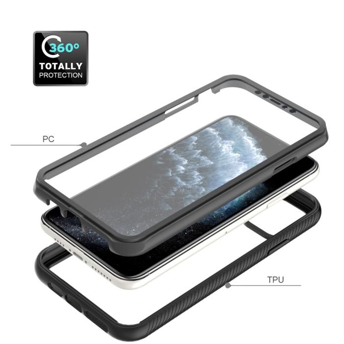 Bild 3,  iPhone 11 Pro Max Skal 360 Hybrid Defense Svart - Teknikhallen.se