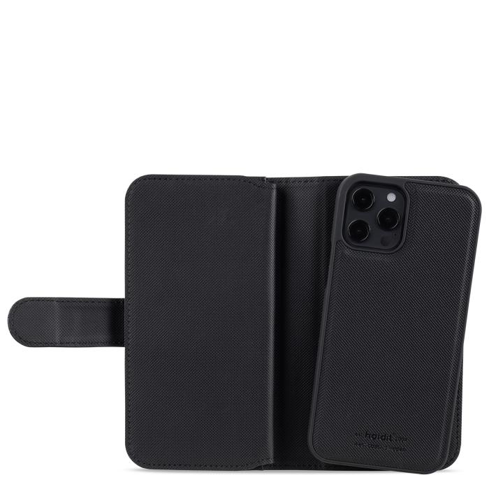 Bild 2, holdit holdit iPhone 12 / 12 Pro - Flerfack 2in1 Magnet Fodral / Skal - Svart - Teknikhallen.se