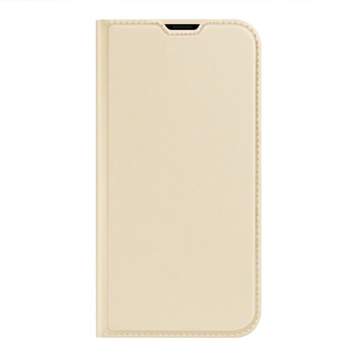 Bild 2, DUX DUCIS iPhone 13 Mini - DUX DUCIS Skin Pro Läder Fodral - Guld - Teknikhallen.se