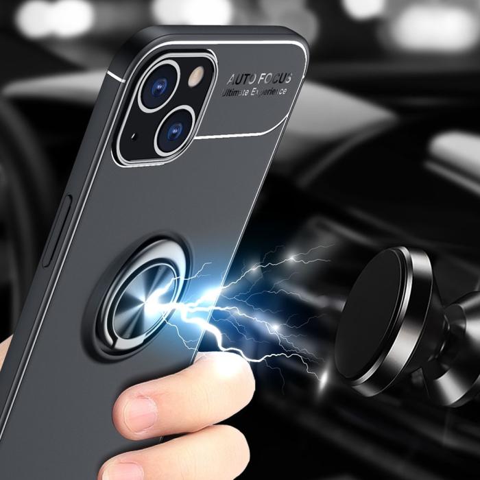Bild 5,  iPhone 13 Mini - Ring Skal - Svart/Röd - Teknikhallen.se