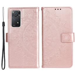  Xiaomi Redmi Note 11 Pro 5G Fodral Mandala Läder Roséguld - Teknikhallen.se