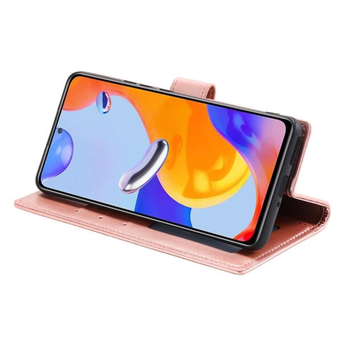 Bild 5,  Xiaomi Redmi Note 11 Pro 5G Fodral Mandala Läder Roséguld - Teknikhallen.se