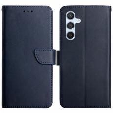  Samsung Galaxy S24 Plus Fodral Premium &Auml;kta L&auml;der Bl&aring; - Teknikhallen.se