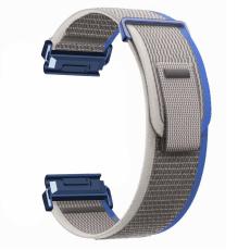  Klockarmband 26 mm Nylon Loop Gr&aring;/Bl&aring; - Teknikhallen.se