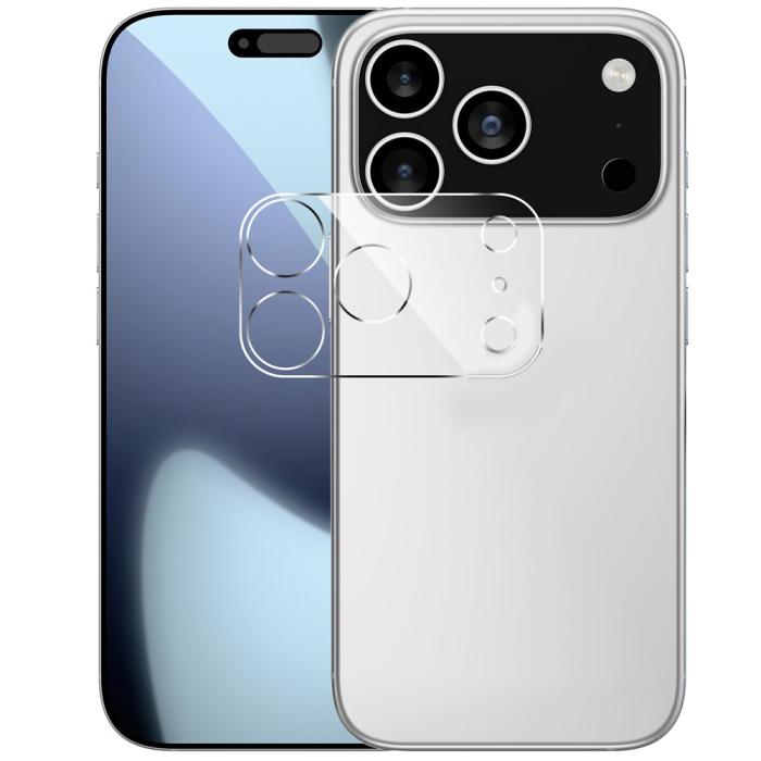 Bild 2,  iPhone 17 Pro Linsskydd Härdat Glas Transparent - Teknikhallen.se