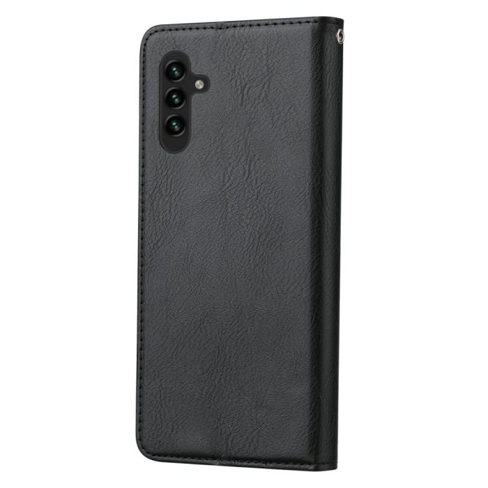 Bild 6,  Samsung Galaxy S25 Fodral Flip Läder Med Kortficka Svart - Teknikhallen.se