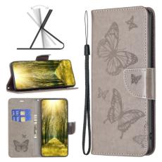  Nokia G11 / G21 Fodral Tryck Butterfly Gr&aring; - Teknikhallen.se