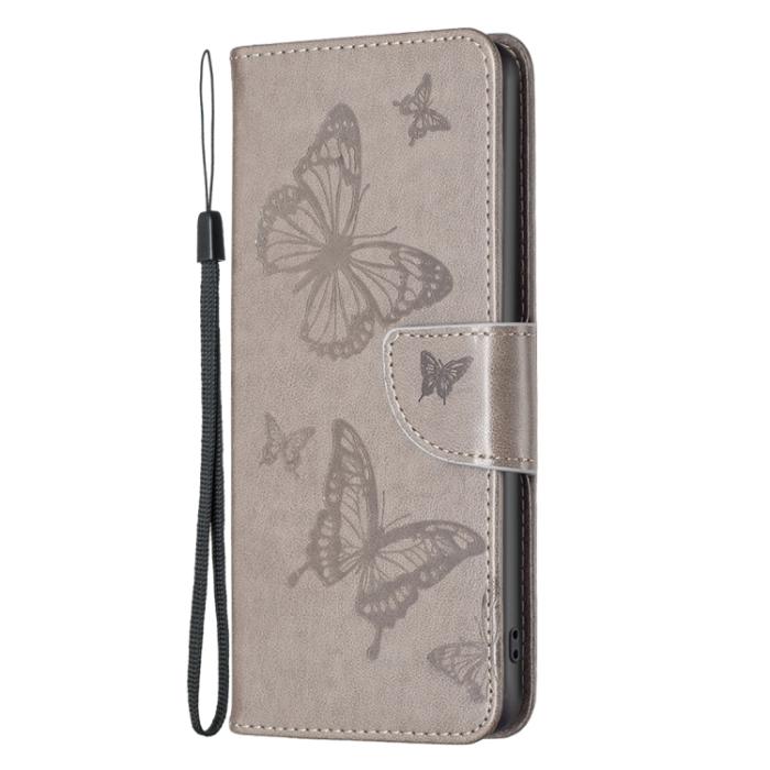 Bild 2,  Nokia G11 / G21 Fodral Tryck Butterfly Grå - Teknikhallen.se