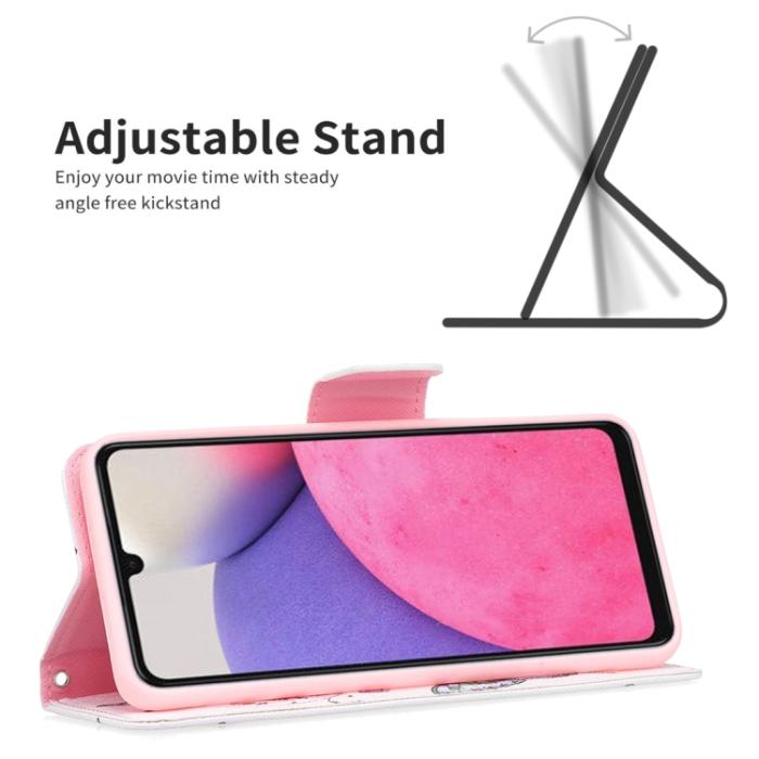 Bild 4,  Samsung Galaxy A33 5G Fodral Med Tryck Fjärilar - Teknikhallen.se