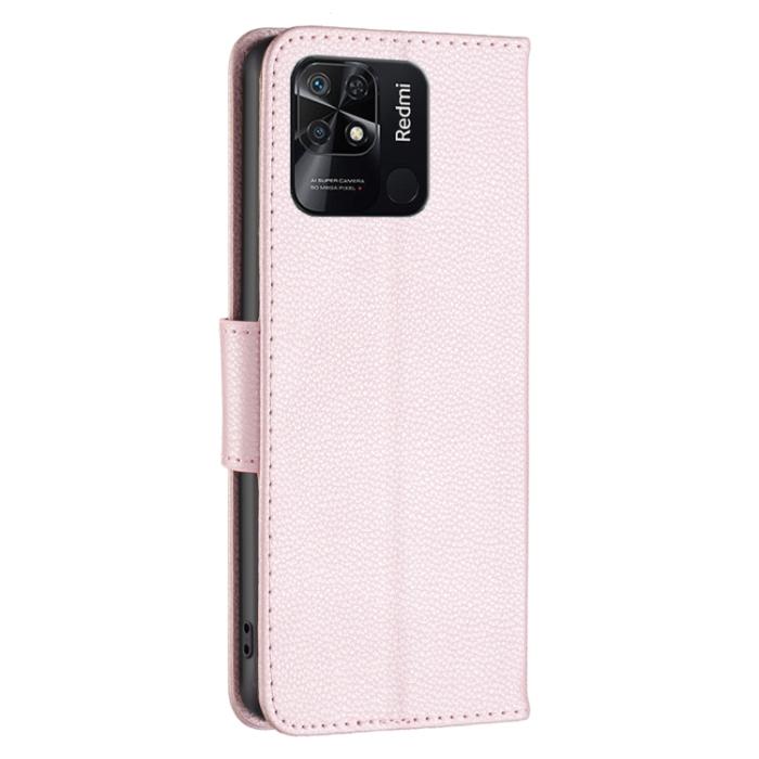 Bild 3,  Xiaomi Redmi 10C Fodral Shark Litchi Roséguld - Teknikhallen.se