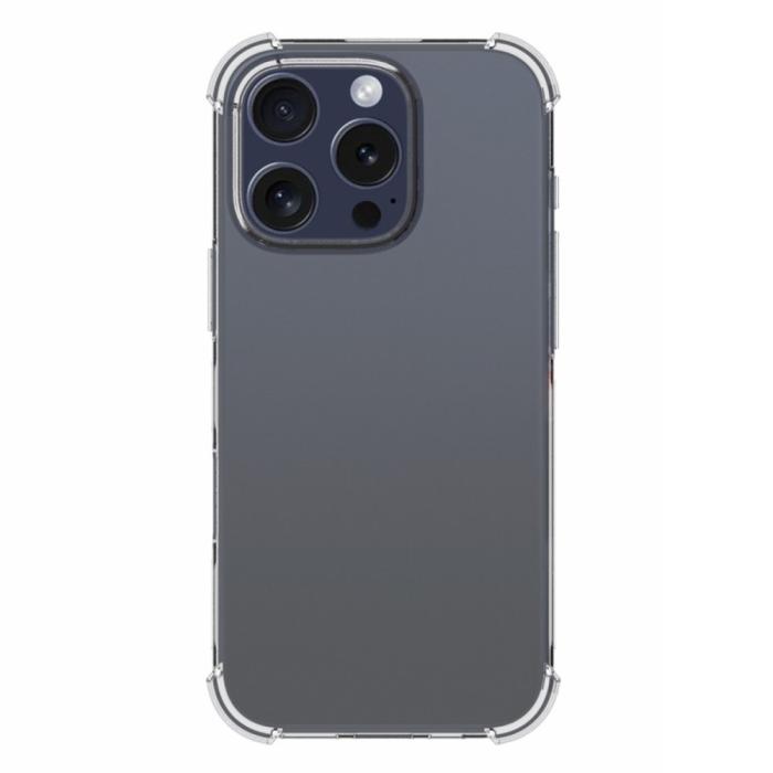 Bild 2,  iPhone 16 Pro Skal TPU Shockproof Transparent - Teknikhallen.se