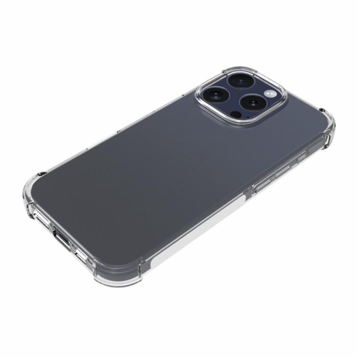 Bild 5,  iPhone 16 Pro Skal TPU Shockproof Transparent - Teknikhallen.se