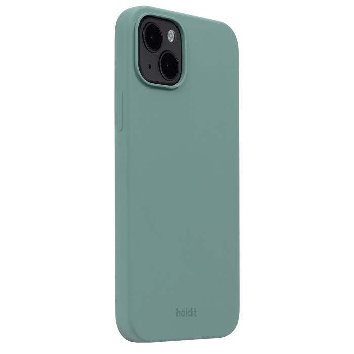 Bild 2, holdit holdit iPhone 14 Plus Skal Silikon Moss Green - Teknikhallen.se