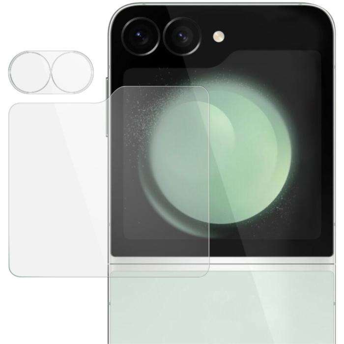 Bild 3, IMAK IMAK Galaxy Z Flip 6 Skärmskydd Inkl.Linsskydd Härdat Glas - Teknikhallen.se