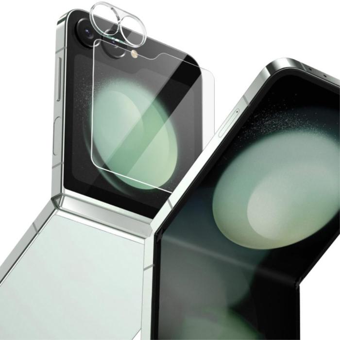 Bild 4, IMAK IMAK Galaxy Z Flip 6 Skärmskydd Inkl.Linsskydd Härdat Glas - Teknikhallen.se