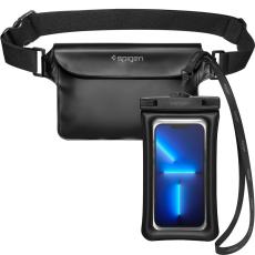Spigen Spigen Universal Vattent&auml;t Midjev&auml;ska Och Mobilv&auml;ska Svart - Teknikhallen.se