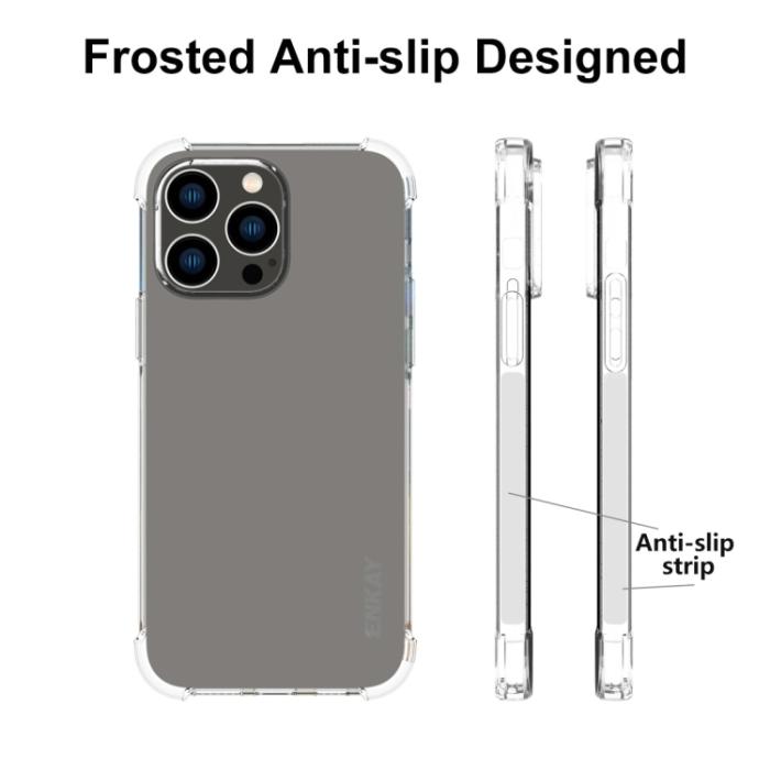 Bild 2, ENKAY ENKAY iPhone 14 Pro Skal Shockproof TPU Transparent - Teknikhallen.se