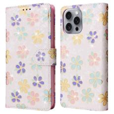  iPhone 16 Pro Max Fodral Med Tryck F&auml;rgglada Blommor RFID - Teknikhallen.se