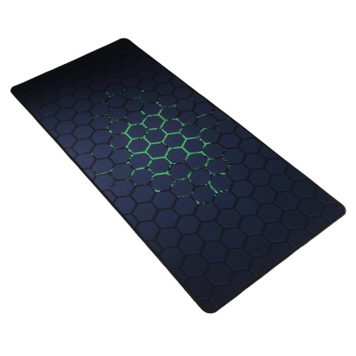 Bild 2,  800 x 300 mm Musmatta/Skrivbordsmatta Green Honeycomb - Teknikhallen.se