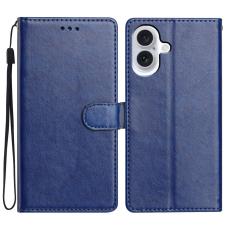  iPhone 17 Fodral L&auml;der Bl&aring; - Teknikhallen.se
