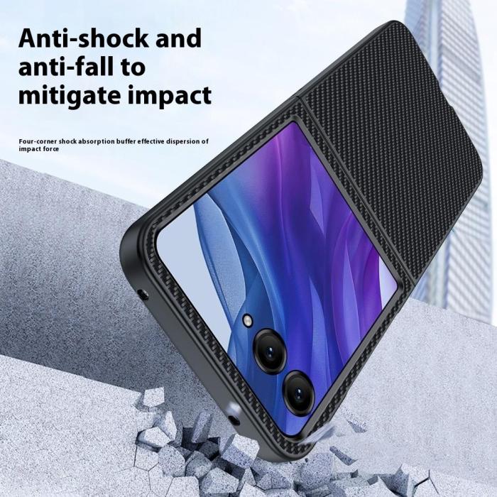 Bild 5,  Motorola Razr 60 Ultra Skal Kolfiber Textur Svart - Teknikhallen.se