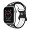 ColorPop Sportarmband Dual-Color Apple Watch 41/40/38 mm (M/L) Svart/Vit - Teknikhallen.se