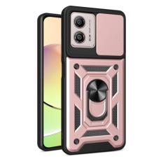  Motorola Moto G13 / G23 / G53 5G Skal CamShield Ring Ros&eacute;guld - Teknikhallen.se
