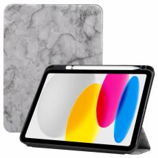  iPad 11 2025 / 10.9 2022 Fodral Tri-Fold Marmor - Teknikhallen.se