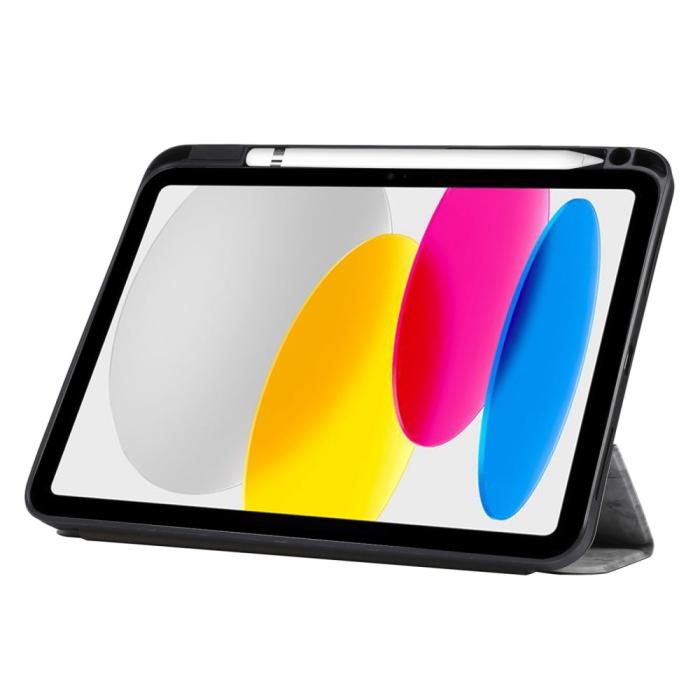 Bild 2,  iPad 11 2025 / 10.9 2022 Fodral Tri-Fold Marmor - Teknikhallen.se