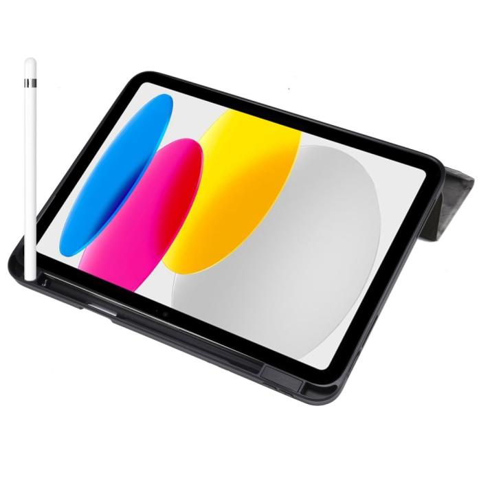 Bild 5,  iPad 11 2025 / 10.9 2022 Fodral Tri-Fold Marmor - Teknikhallen.se