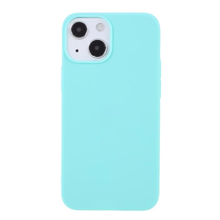 Bild 2,  iPhone 13 Mini - Matt TPU Skal - Cyan - Teknikhallen.se
