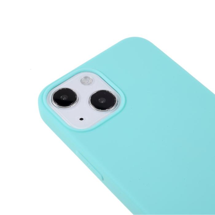 Bild 6,  iPhone 13 Mini - Matt TPU Skal - Cyan - Teknikhallen.se